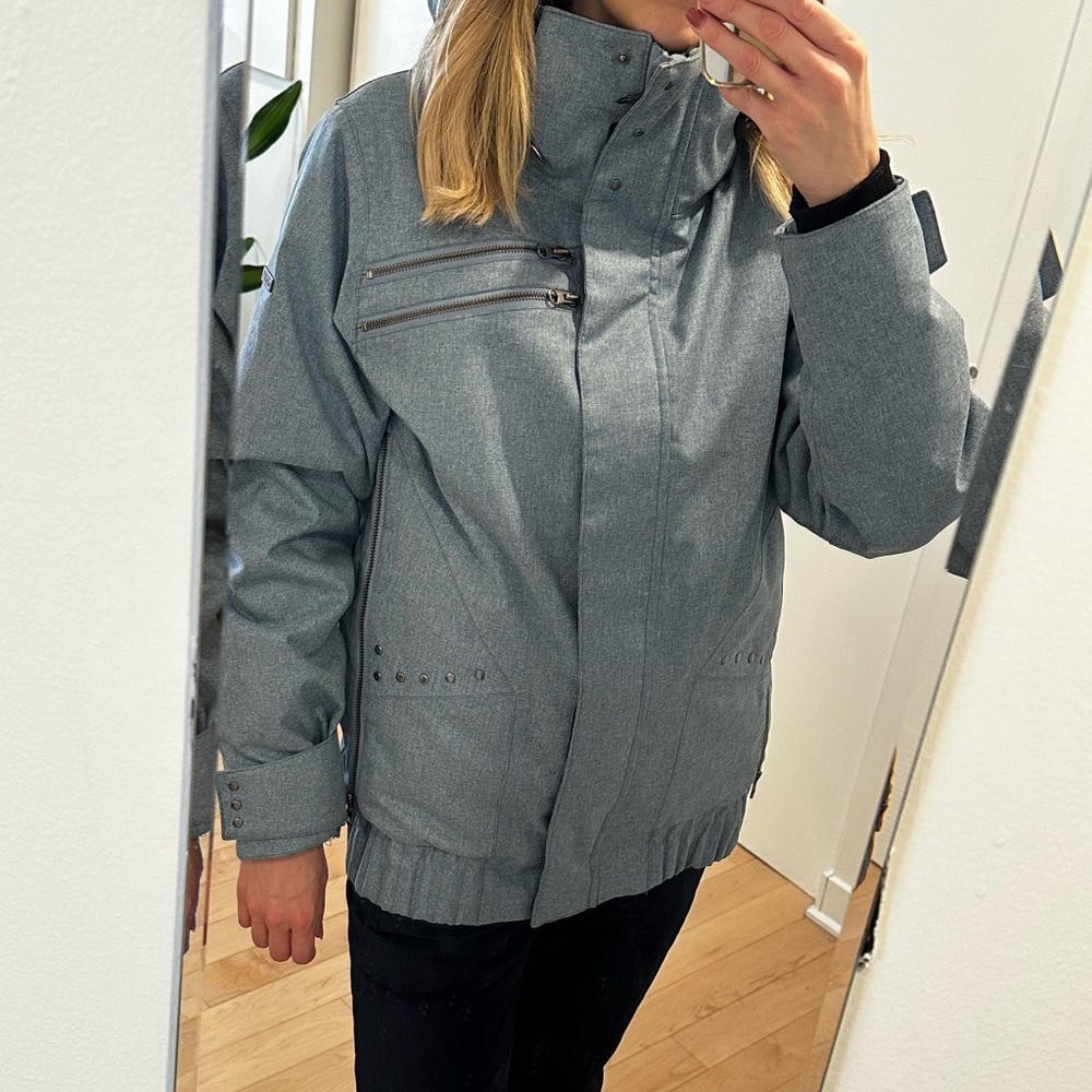 Roxy Light Blue Denim Ski Jacket